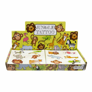 Fun Tatooen &ndash; Modell: Dschungeld&eacute;ieren (96 Stk.)