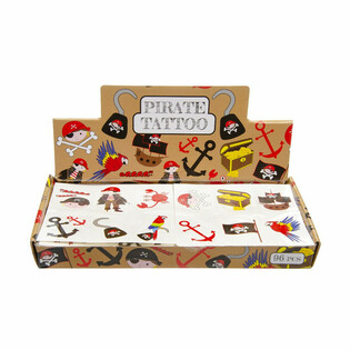 Pirat Fun Tattoos - Display (96 Stk.)