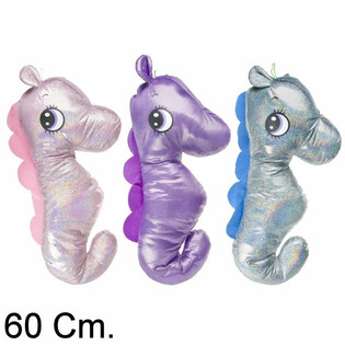 Grousse Pl&uuml;sch S&eacute;ip&auml;erdchen, 60 CM - Mix Faarwen (6 Stk.)