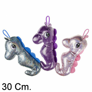 Pl&uuml;sch S&eacute;ip&auml;erd, 30 cm - Mix Faarwen
