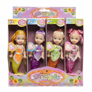 Kleng Mermaid Poppen am Display (16 Stk.)