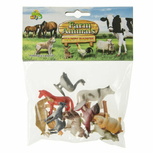 12 St&eacute;ck Bauerenhaff D&eacute;ieren Spillfiguren Set
