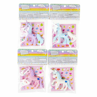Unicorn / Eenhaarn mat Stickerblat (48 Stk.)