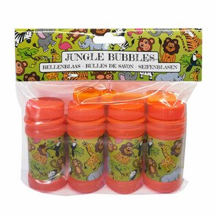 Dschungeld&eacute;iere Seifeblosen 50ml (4er-Pak)