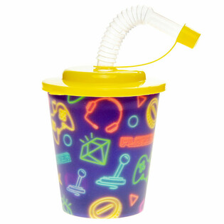 Dr&eacute;nkbecher / Eisbecher mat Str&eacute;i - GAMER (12 Stk.)