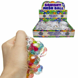 SQUISHY NETZB&Auml;LL AN DER DISPLAY-BOX (12 Stk.)
