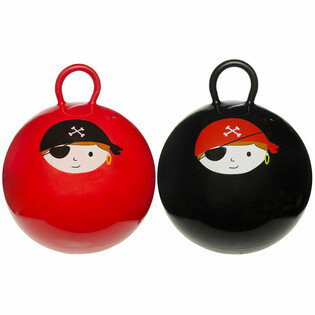 Piraten-Skippyball - &Oslash; 46 cm - Faarwemix (6 St&eacute;ck)