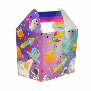 Men&uuml;box / Traktatiouns-K&euml;scht Weltraum 14x10x17 cm (12 St&eacute;ck)