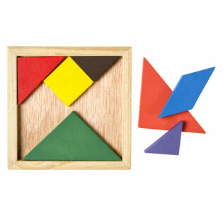 H&euml;lzent Tangram Puzzel Set (12 St&eacute;ck)
