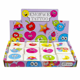 Fun Tattooen Smiley - 48er Pak Display