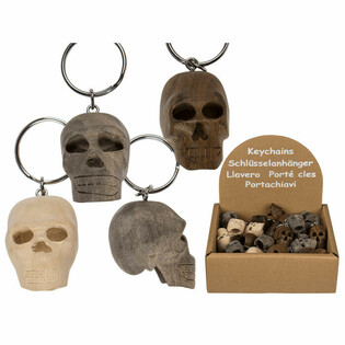 Schl&euml;sselunh&auml;nger aus Holz Doudekapp am Display (48 Stk.)