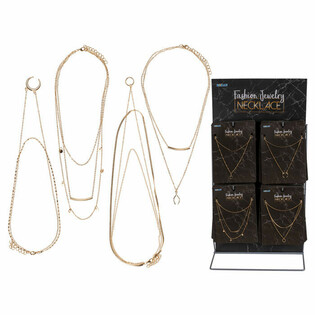 **MEGA B&Euml;LLEG** KOMPLETTEN DISPLAY MAT MODESCHMUCK - NALSKETTEN (48 Stck.)