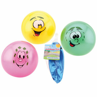 Smiley Ball / Jux-Gesiichter &Oslash;20 cm Mix (36 Stk.)
