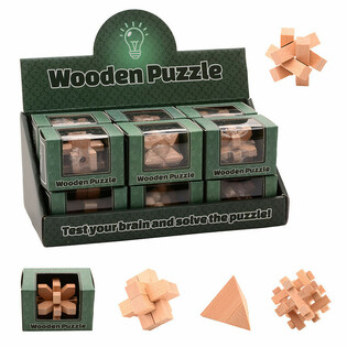 H&euml;lzent IQ-Puzzel Display (12 St&eacute;ck)