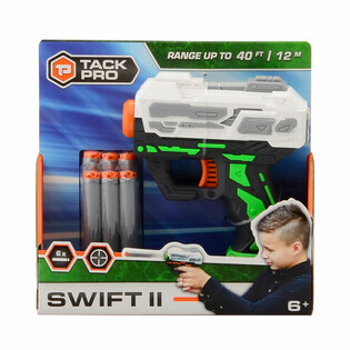 Tack Pro Swift II Dartpistoul mat 6 Soft Darts