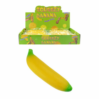 Squeeze Banan - 18 cm (Display vun 12 St&eacute;ck)