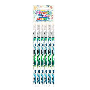 Fussball Bl&auml;ist&euml;ft & Rad&eacute;iergummi Set (6-deeleg) - Display (24 Setter)
