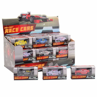 Mix Formel 1 Rennautoen - Moossstaf 1:72 - Am Display (36 Stk.)