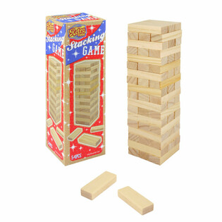 RETRO TOYS - HOLZEN STAPELTUERM - TUERMSPILL 54-DEELEG (1 St.)