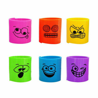 MINI FUNNY FACES SPIRALEN &Oslash;3.5 CM (6 Stk.)