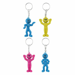Smiley Figuren Schl&euml;sselunh&auml;nger (60 Stk.)