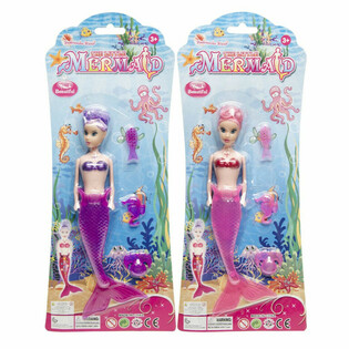 Meerjfr&auml;chen / Mermaid Popp op Kaart (6 Stk.)