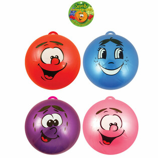 Smiley Face Ball &Oslash; 23 cm mat Hoken (12 Stck.)