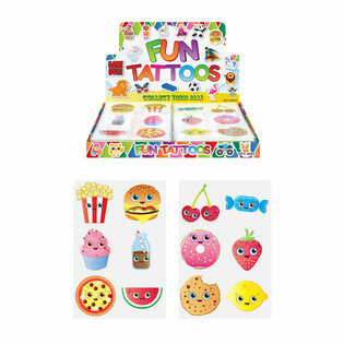 Spaass Tattoos - Iessgesichter Display (96 St&eacute;ck)