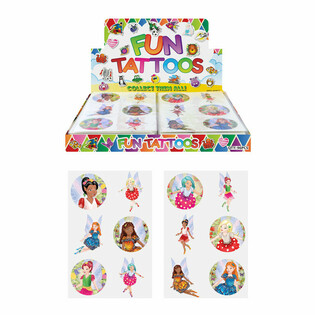 Fun Tattoos - Fee&euml;n Display (96 St&eacute;ck)