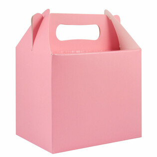 Kaddoen- / Trakteerboxen Rosa 14x18x10 cm (12 Stk.)