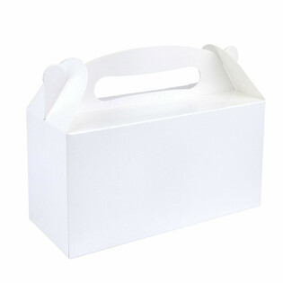 MENUBOX - W&Auml;ISS - 23x9.5x18 Cm (12 Stk.)