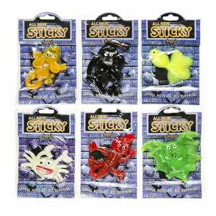 STICKY ANIMALS - GROUSS KLEBREG AN ERSCHRECKEND FIGUREN AN DER DISPLAY (60 Stk.)