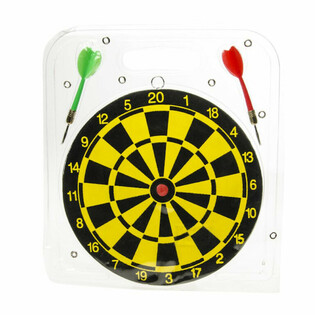 Dartboard inkl. 2 Dartpfeiler - Duerchmiesser: 22,5 cm (2 Stk)
