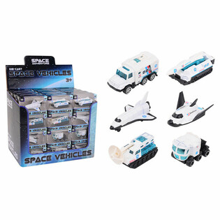 DIE CAST - SPACE ADVENTURE - WELTRAUM-GIEFIERTER, Skala 1:64 - AN DISPLAY (48 Stck.)