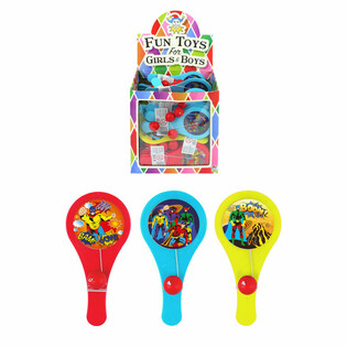 Superhelden Paddle Bat Spill - Display (96 St&eacute;ck)