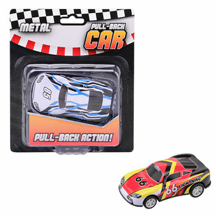 Grouss Pull Back Sportautoen op Kaart