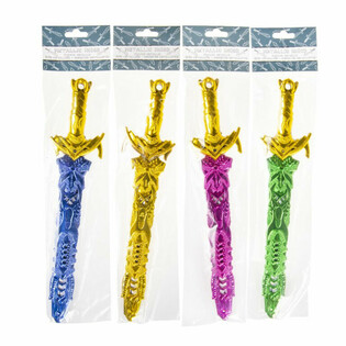 METALLIC FAARWEG SCHW&Auml;ERT, 33 CM LAANG (36 Stck.)