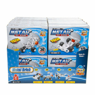 Baue d&auml;in eegent Metallgefier Display (24 Stk.)