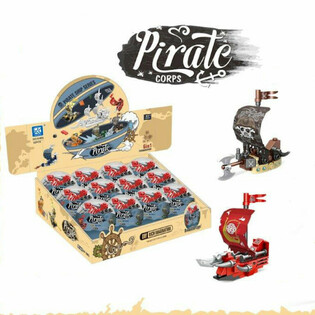 Piratensch&euml;ff Bausteng an der Iwwerraschungskugel - Display (12 Stk.)