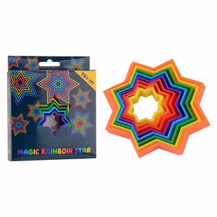 MAGIC STAR 3D FIDGET SPILL - 3D MAGIC SHAPE - MAGIC FIDGET 3D - AN ENGER KSCHT (24 Stk.)