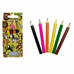6-deelege Faarfst fter Set - Jungel D ieren (24 Stk.)
