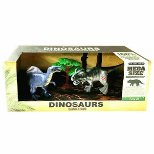 Dinosaurier Spillset an enger Luxus-Geschenkbox - 3 Deeler