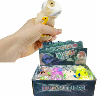 Squeeze Dinosaurier Ee&euml;r am Display (12 St&eacute;ck)