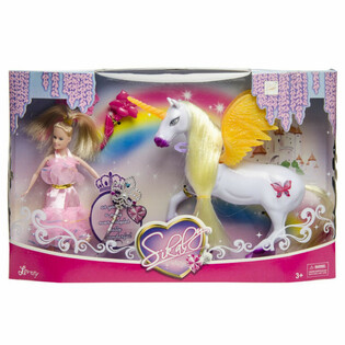 EENHORN / UNICORN A PRINZESSIN SPILLSET - AN ENGER LUXUS KADOUSH&Auml;SCHT (1 St.)