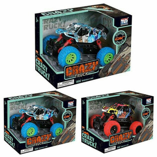 Grouss Pull Back Crazy Monster Trucks - Luxus Geschenkbox (Set vun 2)