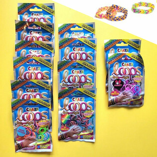 CRAZE LOOPS LOOM - BLINDBAGS - AM DISPLAY (12 St&eacute;ck)