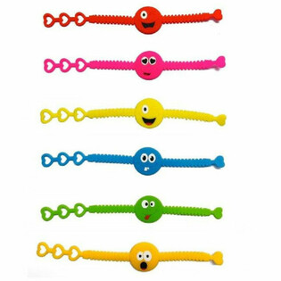 Fr&euml;ndlech Smiley Silikonsarmb&auml;nner (12 St&eacute;ck)
