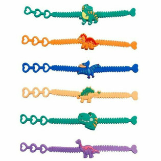 DINOSAURIER SILIKON-ARMB&Auml;NDER (12 ST&Eacute;CK)