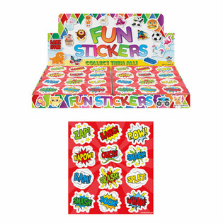 Fun Sticker: Comic Signs Display (120 St&eacute;ck)