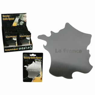 Metallene Fl&auml;schen&ouml;ffner - Frankr&auml;ich - Am Display (24 Stk.)